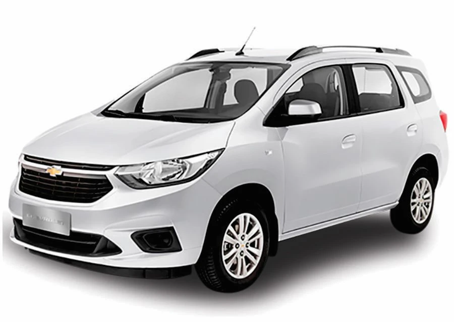 Carro privativo Chevrolet Spin branco
